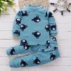 Kinderpyjama, kleine beren op blauwe achtergrond