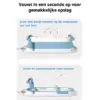Vouwbaar Babybad met Kussen en Thermometer