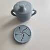BPA-vrije onbreekbare open leercup voor peuters – siliconen babytrainingsbeker voor zelfstandig drinken.