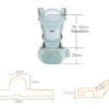 Ergonomische 3-in-1 Babydrager