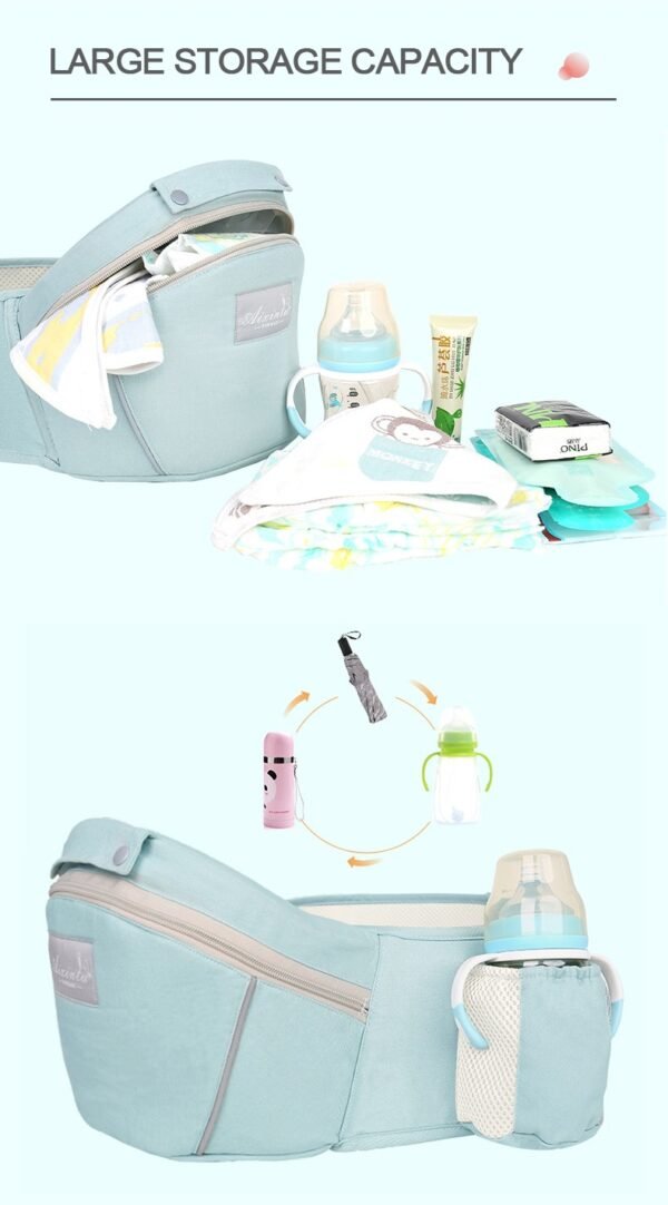 Ergonomische-3-in-1-babydraagdoek-van-katoen-met-heupzitje-8 Ergonomische 3-in-1 Babydrager