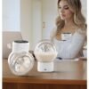 Comfortabele siliconen draadloze elektrische borstkolf – draagbaar en handsfree